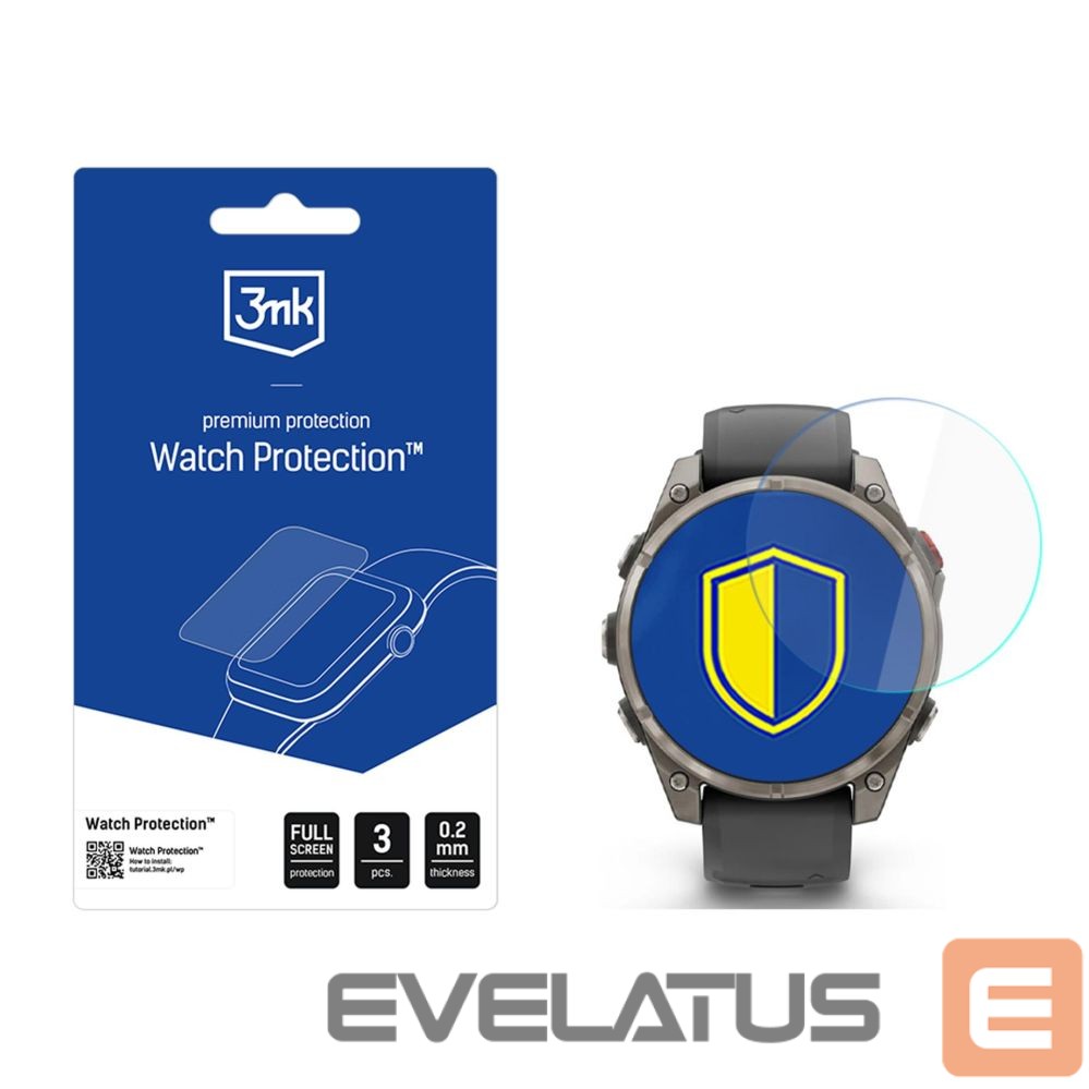 Other goods 3MK 3mk Watch Protection ARC Smartwatch Screen Protector Film for Garmin Fenix 8 Pro 47mm