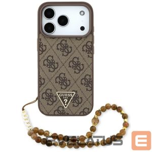 Other goods Guess  Guess 4G Strap Triangle Logo MagSafe case for iPhone 17 Pro - brown 