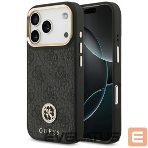 Other goods Guess  Guess 4G Strass Logo MagSafe case for iPhone 17 Pro - black 