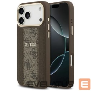 Other goods Guess  Guess 4G Stripe MagSafe case for iPhone 17 Pro Max - brown 