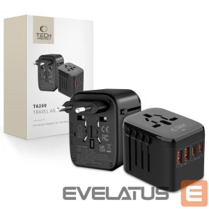 Other goods Tech-Protect  Tech-Protect TA200 EU / UK / US / AU adapter - black 