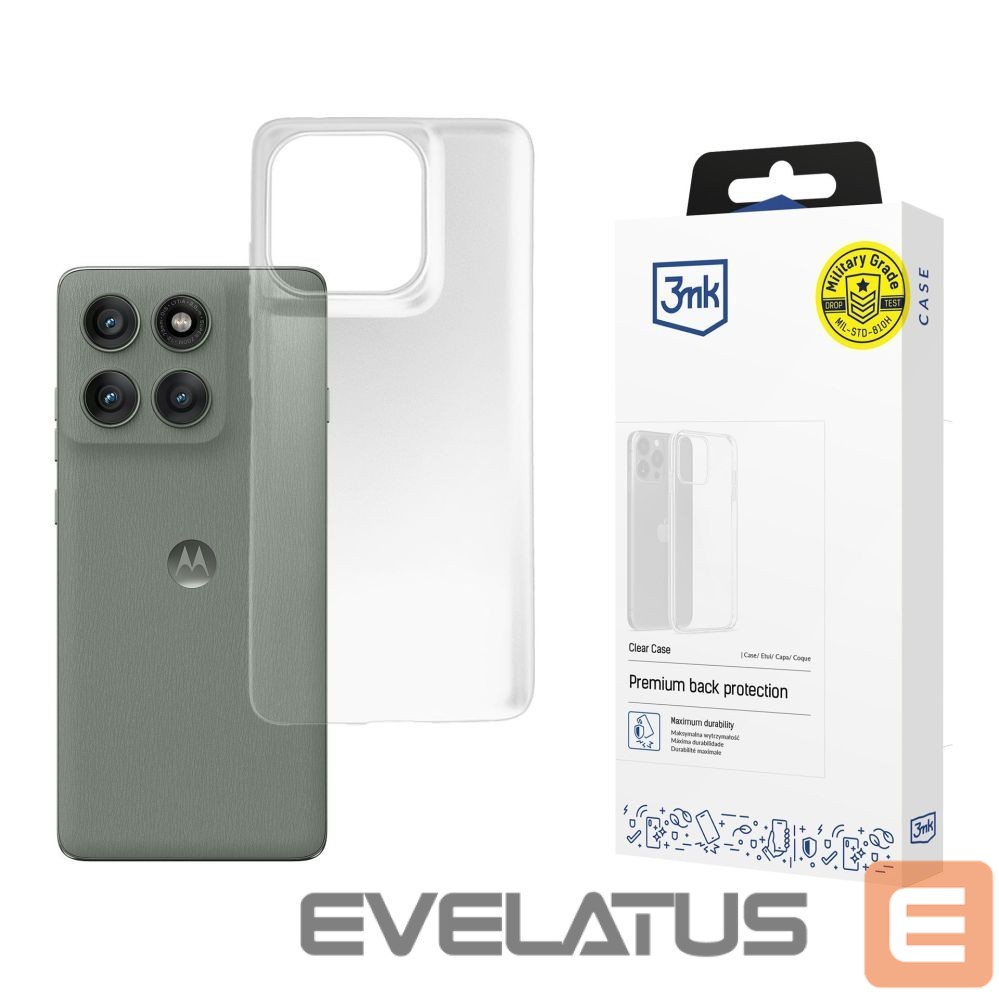 Other goods 3MK 3mk Armor Case for Motorola Edge 60 Pro - Transparent