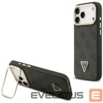 Other goods Guess  Guess 4G PU Triangle Logo & Stand Camera Magsafe Case for iPhone 17 Pro Max - Black 