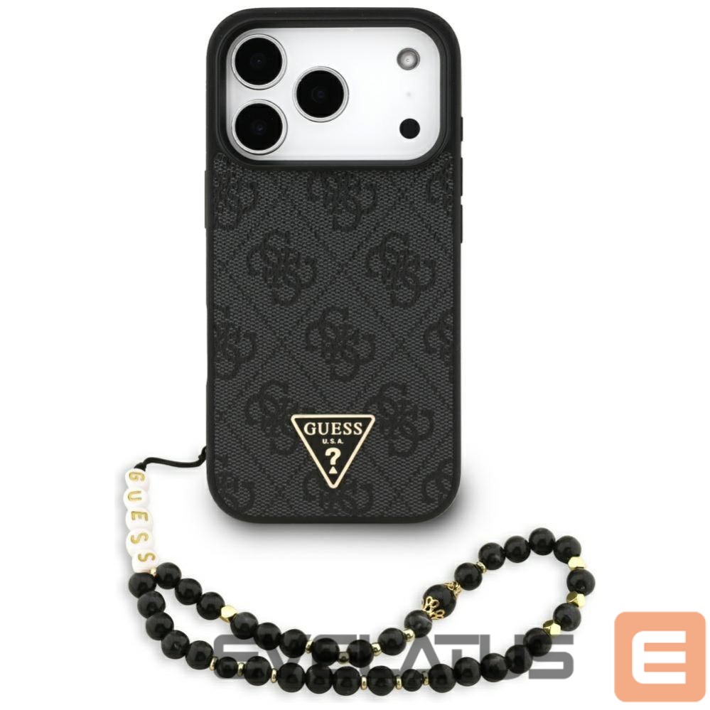Other goods Guess Guess 4G Strap Triangle Logo MagSafe case for iPhone 17 Pro - black
