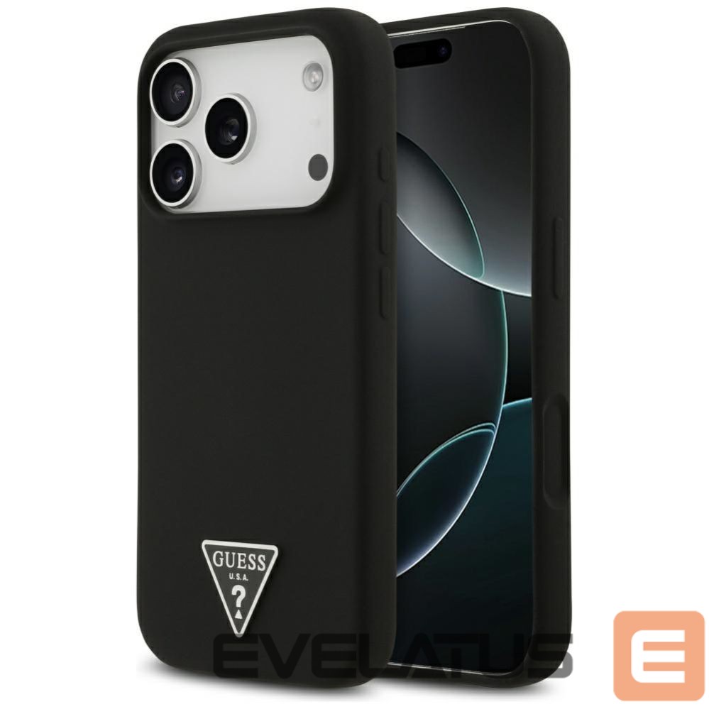 Other goods Guess Guess Silicone Triangle Logo MagSafe Case for iPhone 17 Pro Max - Black