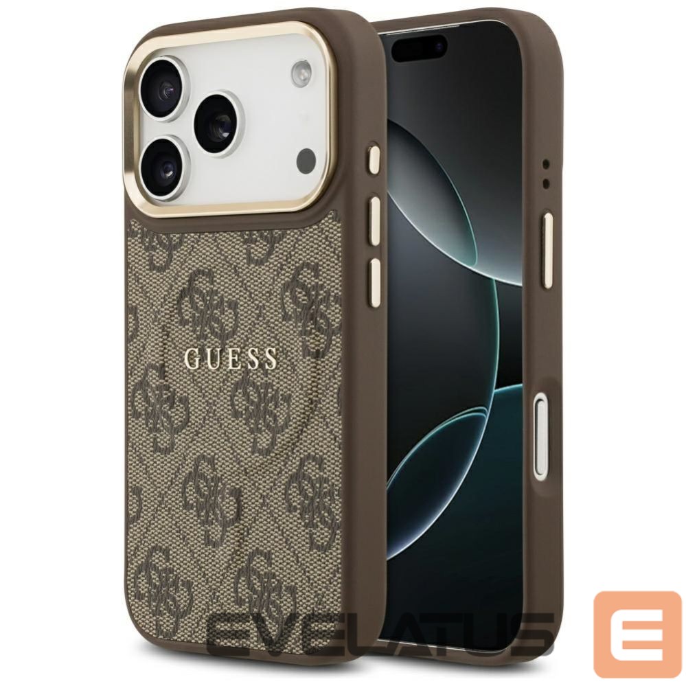 Other goods Guess Guess 4G PU Classic Logo MagSafe Case for iPhone 17 Pro - Brown