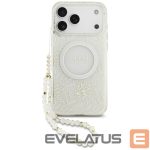 Other goods Guess  Guess IML Flowers Electro Pearl Strap MagSafe Case for iPhone 17 Pro Max - White 