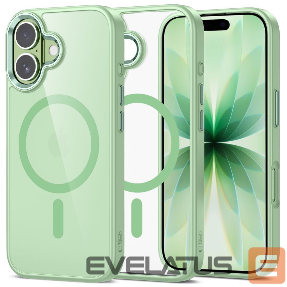 Other goods Tech-Protect Tech-Protect MagMat MagSafe Case for iPhone 17 - Transparent Green