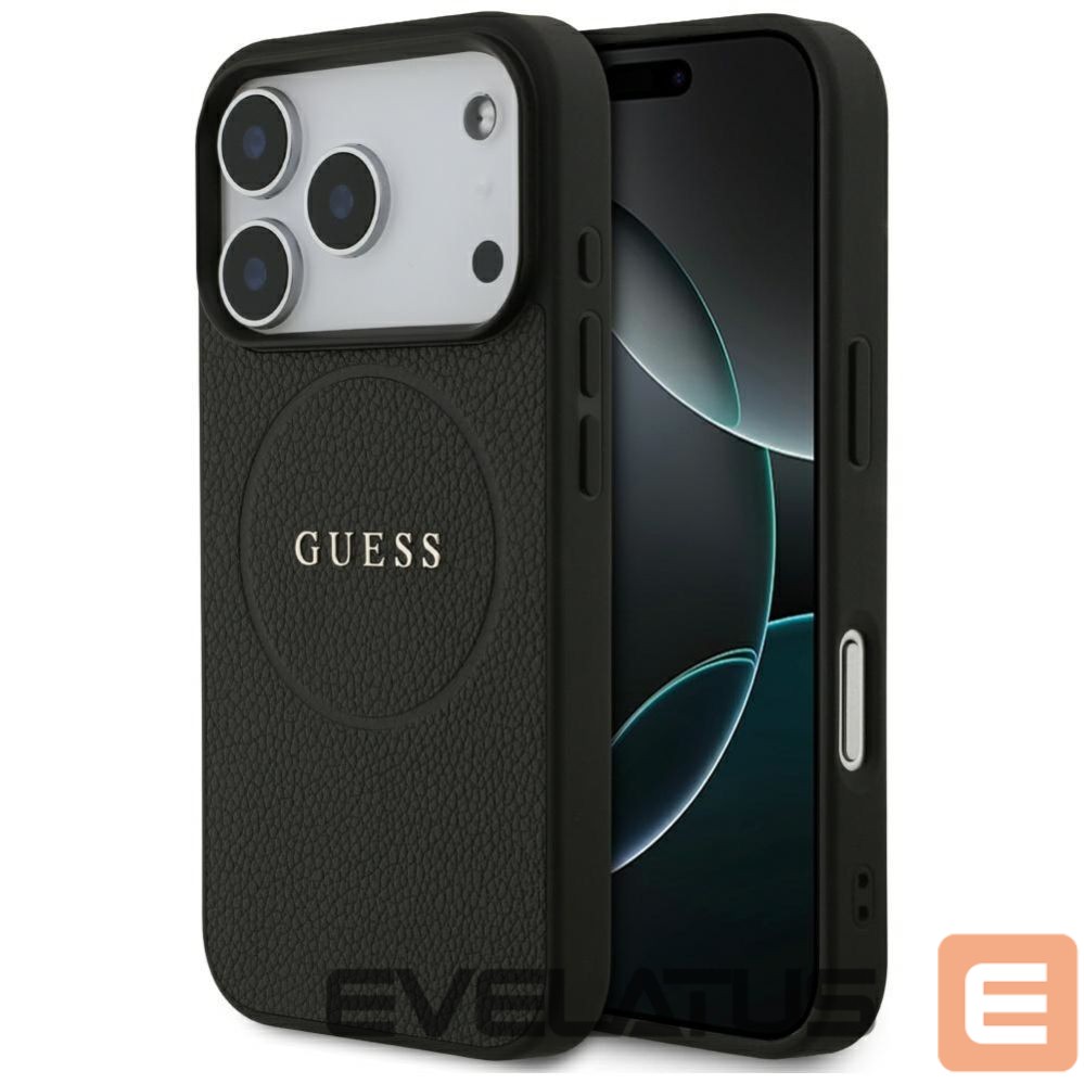 Other goods Guess Guess Grained Ring MagSafe case for iPhone 17 Pro - black