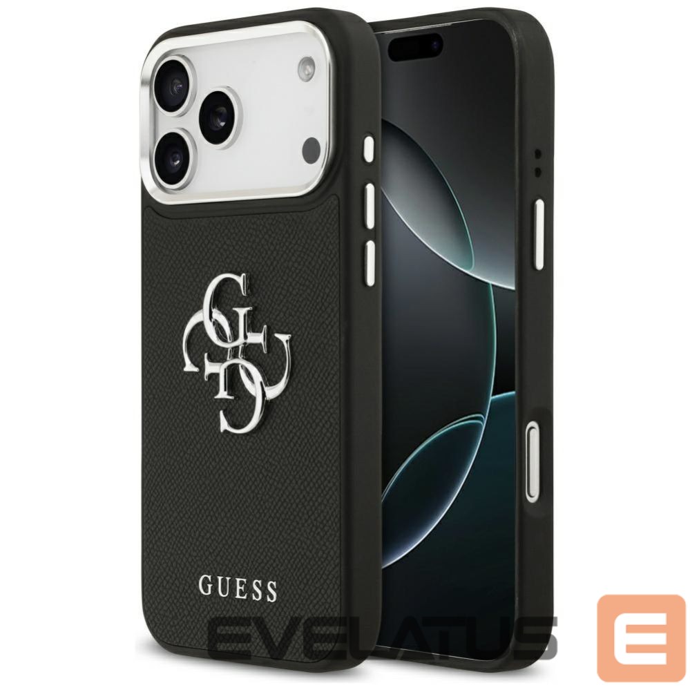 Other goods Guess Guess Grained Big 4G Classic Logo case for iPhone 17 Pro Max - black