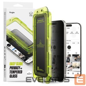 Other goods Ringke  Ringke Easy Slide 2-pack Privacy Glass for iPhone 17 - Black 
