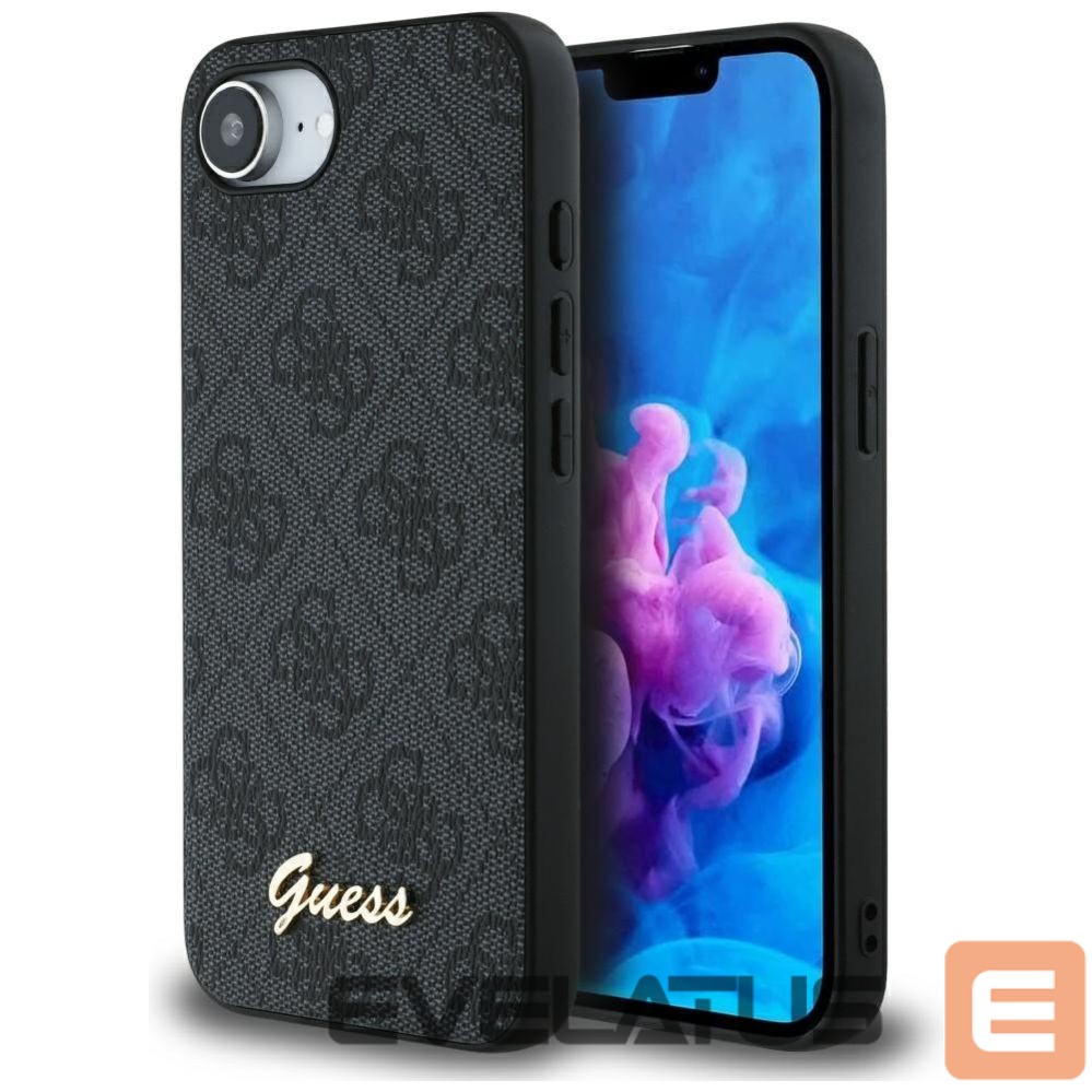 Other goods Guess Guess 4G Script Logo MagSafe case for iPhone 16e - black