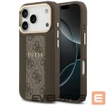 Other goods Guess  Guess 4G Stripe MagSafe case for iPhone 17 Pro - brown 
