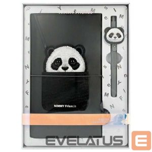 Other goods Nimmy  Nimmy Big Eyed Pet 2.0 Panda 2-in-1 Notebook + Pen Set - Black 