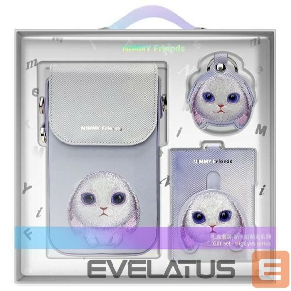 Other goods Nimmy Nimmy Big Eyed Pet 2.0 Rabbit 3-in-1 Phone Bag + Wallet + Tracker Case - Purple