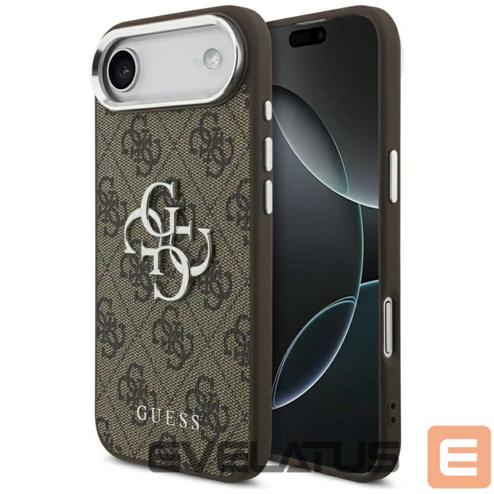 Other goods Guess Guess 4G Big 4G Classic Logo case for iPhone 17 Air - brown and silver
