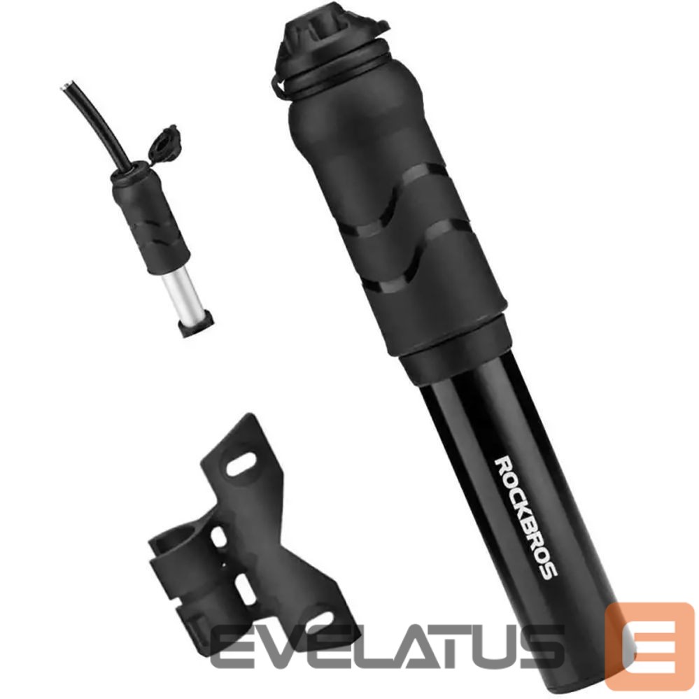 Other goods Rockbros Rockbros 810PCS-HP Mini Hand Bicycle Pump with Presta & Schrader Hose - Black