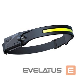 Other Phone Accessory Hurtel  LED headlamp with IPX4 motion sensor USB-C 1200 mAh - black 
