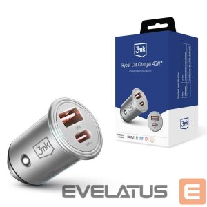 Cable 3MK  Accessories - 3mk Hyper Car Charger 45W 