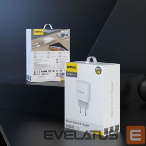 Adapter Dudao  Dudao A14EUC PD 20W USB-C Wall Charger with Cable - White 