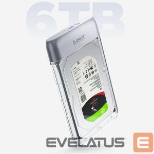Other Computer Accessory Orico  Orico TX25C3 2.5" HDD/SSD USB-C 5Gb/s Disk Drive - Transparent 