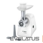 Meat grinder Bosch  | Meat mincer SmartPower | MFW2510W | White | 350 W | Number of speeds 1 | 2 Discs: 3.8 and 8 mm; Sausage filler accessory. 