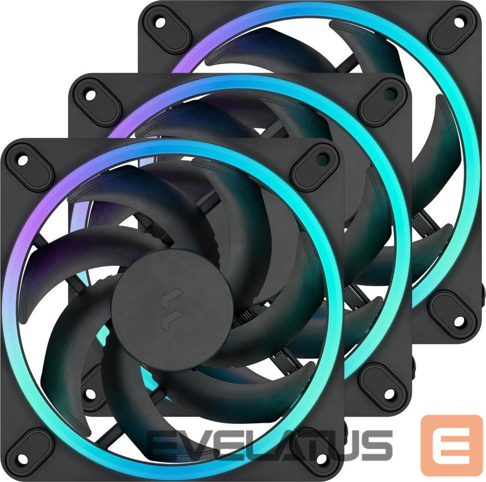 Cooler Fractal Design | Computer Fan, 3-pack | Momentum 12 RGB