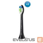 Toothbrush Philips  Replacement brush heads | HX6068/88 Sonicare Optimal White | Heads | For adults | Number of brush heads included 8 | Black 