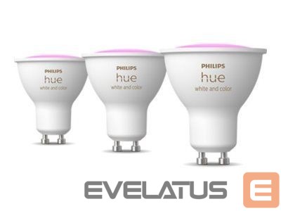 LED bulb Philips Hue Smart Spotlight, 3pcs pack | GU10 | 4.2 W | White and colour light