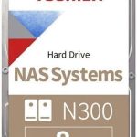 Hard drive HDD Toshiba  HDD NAS N300 3.5" 8TB / 7.2k / SATA / 512MB / Reliability: 24x7, 180TB per year, 1.2M hours / 3Y Warranty | 