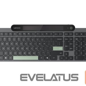 Computer keyboard Lenovo  Self-Charging Bluetooth Keyboard-US Euro | Keyboard | Bluetooth | US Euro | Black 
