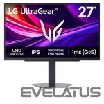 Monitor LG  27G810A-B | 27 " | IPS | UHD | 16:9 | 180 Hz | 1 ms | 3840 x 2160 pixels | 400 cd/m² | HDMI ports quantity 2 