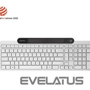 Computer keyboard Lenovo  800 Self-Charging Bluetooth Keyboard-US English | Keyboard | Bluetooth | US English | White 