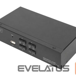 Server - Other Accessories Digitus  KVM Switch, 4 Port, Single Display, 4K, HDMI | DS-12880 