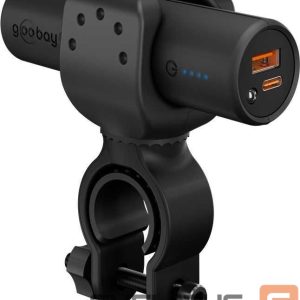 Power bank Goobay  Bike Powerbank 5.0 with Reinforced Holder for Bicycle Handlebars | 60656 | 5000 mAh | Black 
