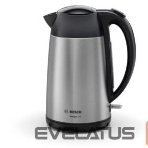 Teapot Bosch  | Kettle | DesignLine TWK3P420 | Electric | 2400 W | 1.7 L | Stainless steel | 360° rotational base | Stainless steel/Black 