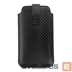 Case universal pocket iLike Universal Carbon Pocket Case L Black