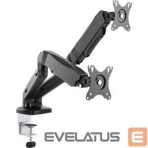 TV bracket Raidsonic  ICY BOX IB-MS304-T, Monitor stand with desk mounted base, for two screens, size up to 27'' 