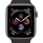 Smart watches Apple  Watch Series 4 40mm Aluminium Sport Band Aluminium Black