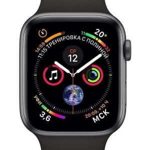 Smart watches Apple  Watch Series 4 40mm Aluminium Sport Band Aluminium Black