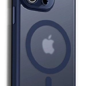 Back panel cover Evelatus Apple iPhone 14 Pro Hybird Case Whith Magsafe and Camera Protection PC+TPU Blue