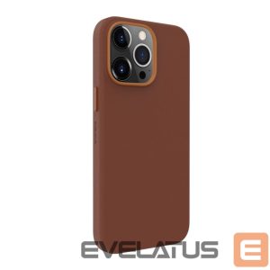 Back panel cover Evelatus Apple iPhone 13 Pro Genuine Leather case with MagSafe Brown