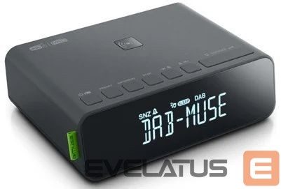 Interactive solution Muse DAB+/FM RDS Radio M-175 DBI Alarm function, AUX in, Black