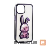 Back panel cover iLike Apple iPhone 11 Silicone Case Print Desire Rabbit Purple