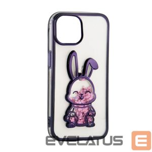Back panel cover iLike Apple iPhone 11 Silicone Case Print Desire Rabbit Purple