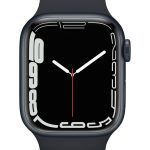 Smart watches Apple  Watch Series 7 GPS, 41mm Midnight Aluminium Case with Sport Band - Regular Midnight