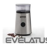 Coffee machine GORENJE  Coffee grinder SMK150E 150 W, Coffee beans capacity 60 g, Lid safety switch, Stainless steel 