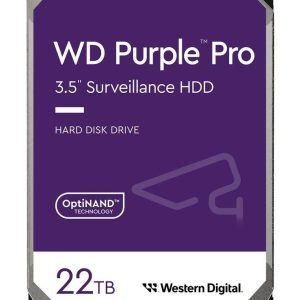 Hard drive HDD Western Digital  HDD||Purple Pro|22TB|SATA|512 MB|7200 rpm|3,5"|WD221PURP 