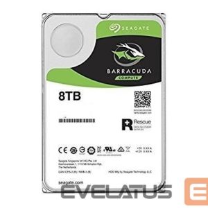 Hard drive HDD SeaGate  HDD||Barracuda|8TB|SATA 3.0|256 MB|5400 rpm|Discs/Heads 4/8|3,5"|ST8000DM004 