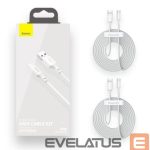 Cable Baseus  CABLE USB TO USB-C 1.5M/2PCS WHITE TZCATZJ-02 